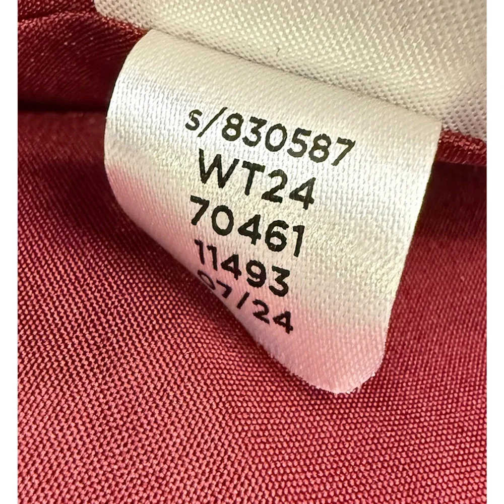 NEW ANN TAYLOR RICH MULBERRY TIE WAIST BALLOON SLEEVE WOOL BLEND COAT SZ XL - Picture 6 of 7